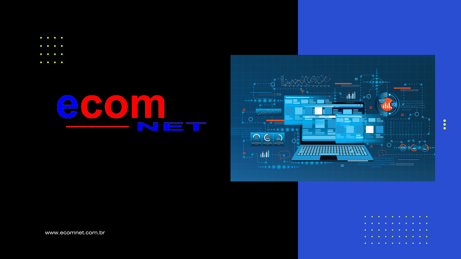 Internet de qualidade é ecomnet.